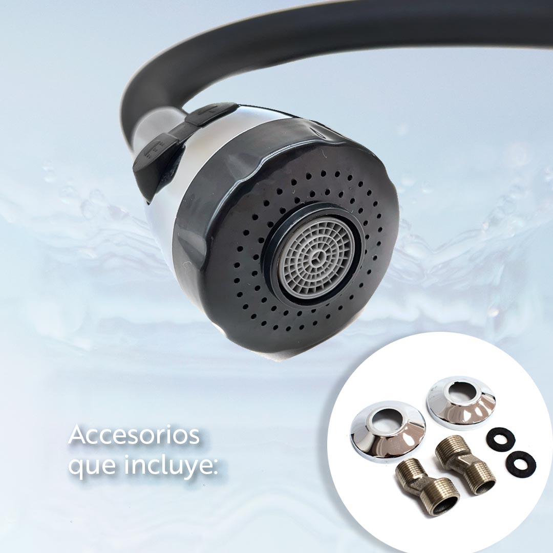 MONOCOMANDO PARED 20CM PICO NEGRO ITALOMIX LH-3033 - Imagen 8
