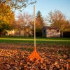 ESCOBILLA JARDIN PLASTICA CON CABO LH-1660