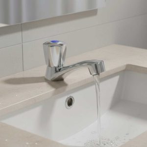 CANILLA LAVATORIO PLASTI CROMADA HEXAGONAL LH-2203