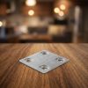 CHAPITA 4.8X4.8 CM METALICA PERFORADA LH-2944