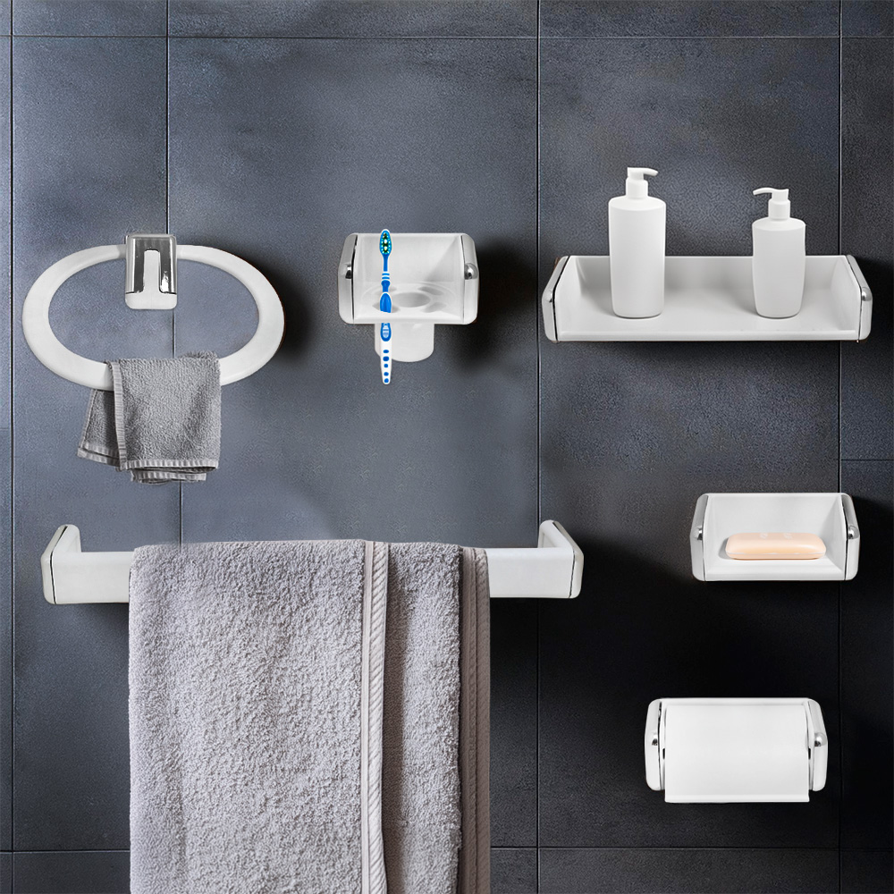 KIT PARA BANO 7PZ ACRILICO BLANCO ACITKA LH-2395 - Imagen 19