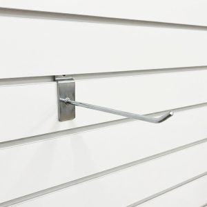 GANCHITO 10CM CROMADO PARA PANEL RANURADO LH-1703