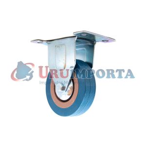 RUEDA FIJA 2 1/2″  DE GOMA-METAL LH-2465
