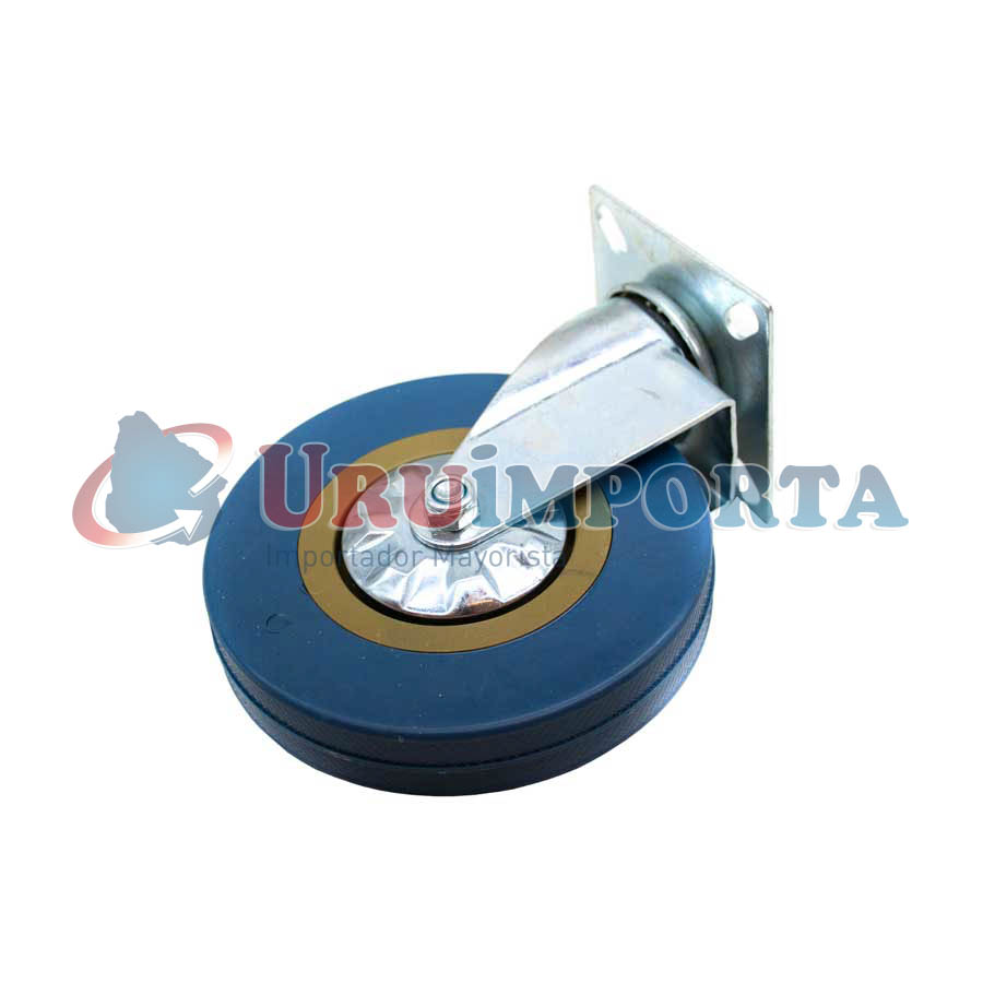 RUEDA GIRATORIA 5″ DE GOMA-METAL LH-2473 - Imagen 5