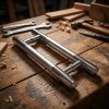MANIJON METALICO 2PZ PARA PUERTA 45X3.2CM LH-2561