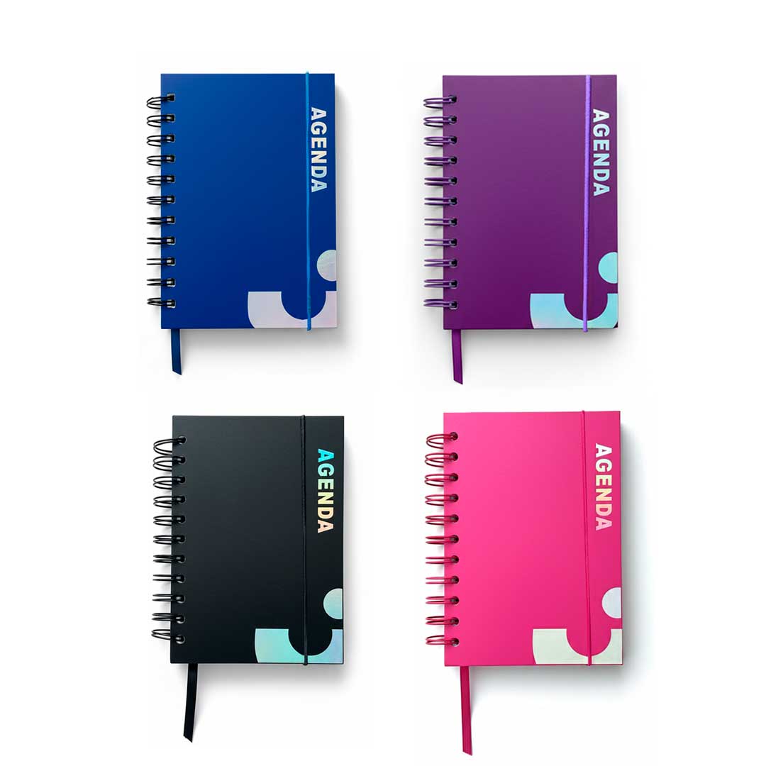 AGENDA CON ESPIRAL COLORES VARIOS 10X15CM VS-300S - Imagen 11