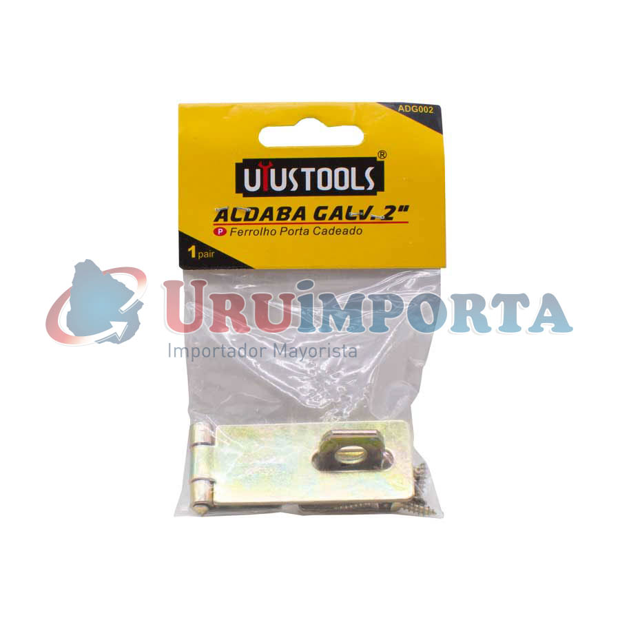 PORTA CANDADO 2″ GALVANIZADO UYUSTOOLS ADG002 - Imagen 4