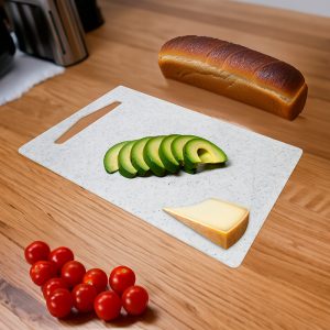 TABLA DE COCINA PARA PICAR 32X20CM BLANCA LH-3630