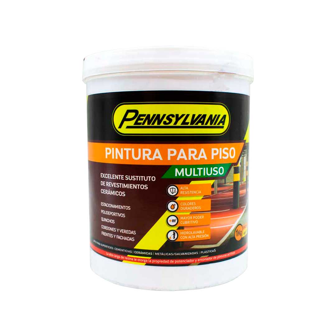 PINTURA PARA PISOS ROJO 1K PENNSYLVANIA - Imagen 2