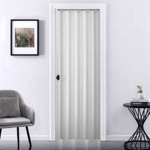 PUERTA PLEGABLE PVC 80X210CM COLOR BLANCO 80B
