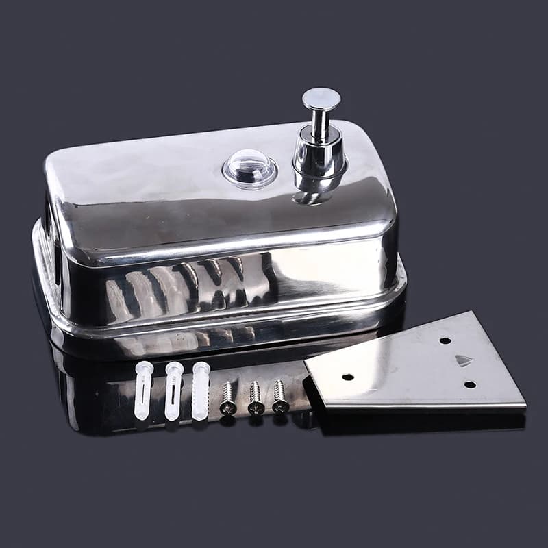 DISPENSADOR 800ML METALICO P/JABON LIQUIDO LH-3795 - Imagen 3