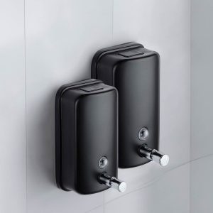 DISPENSADOR 500ML NEGRO P/JABON LIQUIDO LH-3794