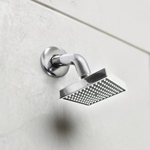 ROSETA CUADRADA 10CM CROMADA PARA DUCHA LH-3305
