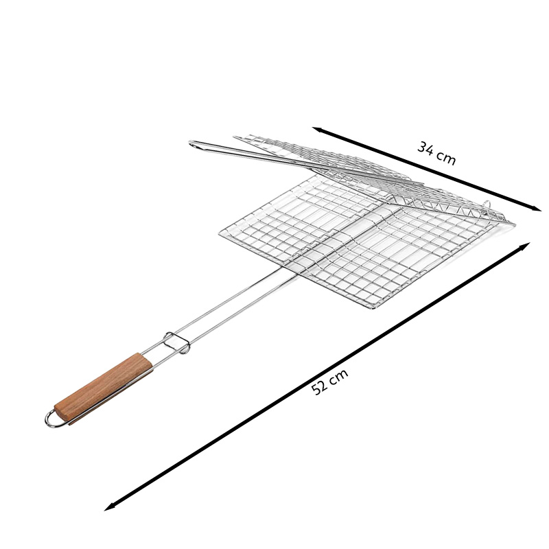 GRILL PARRILLERO 34X2CM BBQ GRILL LH-3705 - Imagen 3