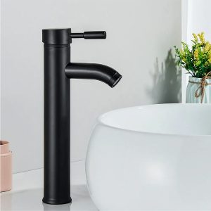 CANILLA NEGRA MONOCOMANDO 29CM ITALOMIX LH-3256