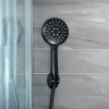 DUCHA DE BANO NEGRA C/PUNTO BLANCO BLISTERS LH3277