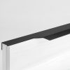 TIRADOR OCULTO 20CM NEGRO MATE P/MUEBLES LH-3880