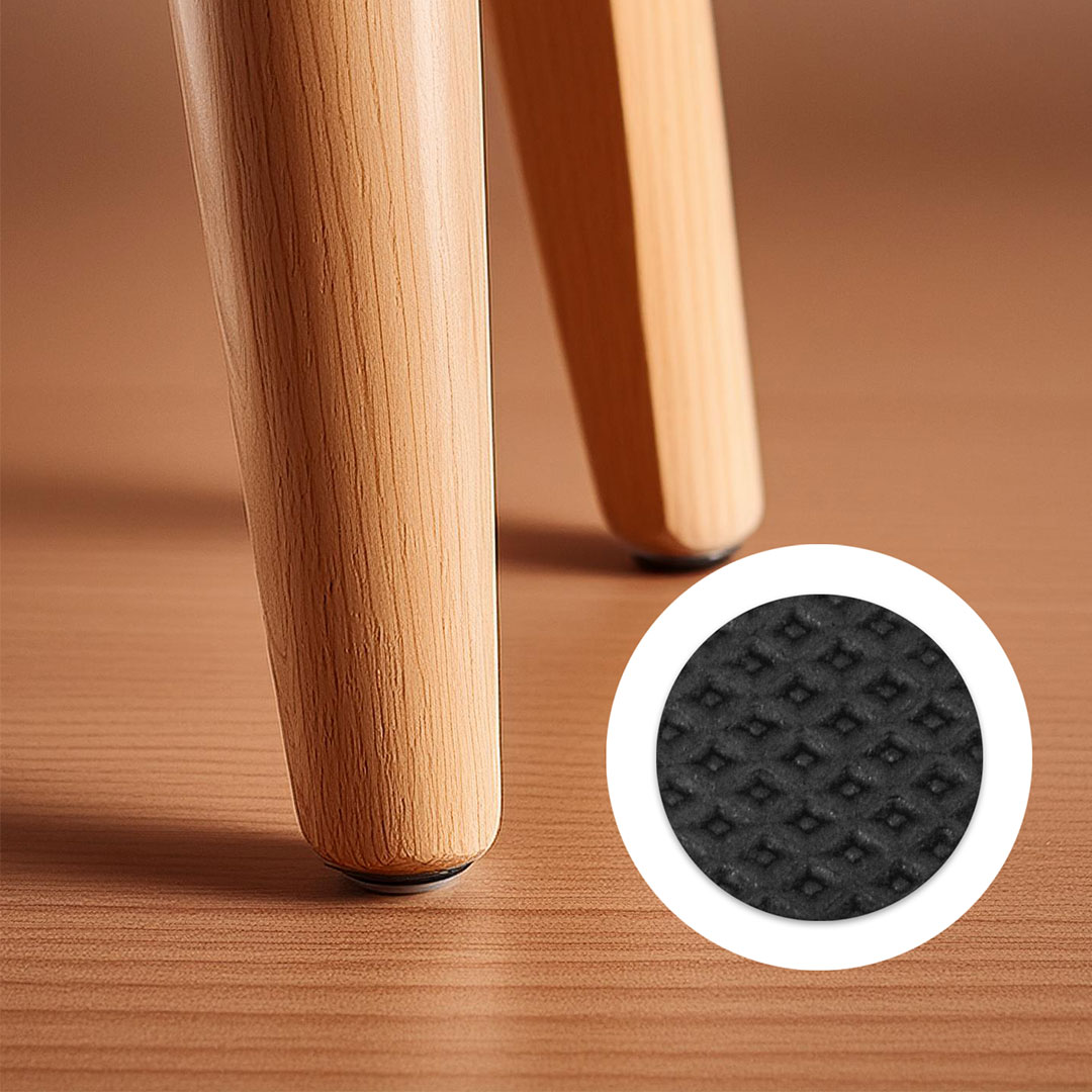PROTECTOR ADHESIVO REDONDO NEGRO 32PZ 19MM LH-3560