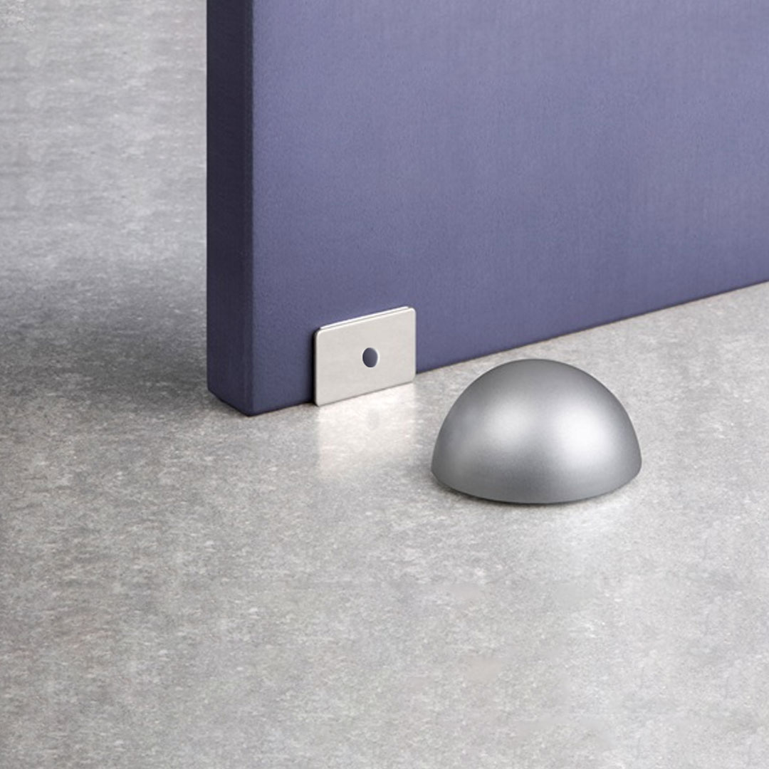 TOPE PARA PUERTA TIPO SEMICIRCULO GRIS LH-3559 - Imagen 5