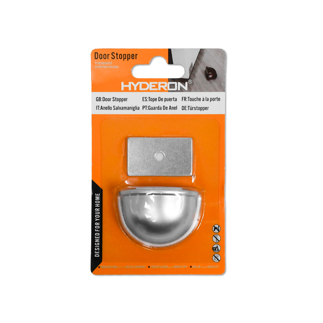 TOPE PARA PUERTA TIPO SEMICIRCULO GRIS LH-3559 - Imagen 3