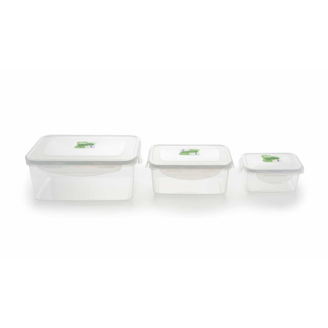 SET TUPPER 3PZ HERMETICO CRISPER ZRH-5 - Imagen 2