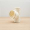 TE 100MM BLANCA DE PVC KRONA K-661