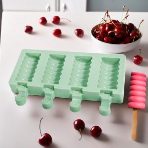 MOLDE DE SILICONA PARA 4 HELADOS LH-4112