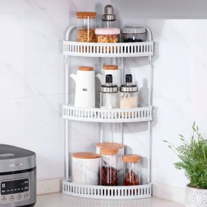 ESTANTE ESQUINERO DE 3 PISOS BLANCO LH-4750