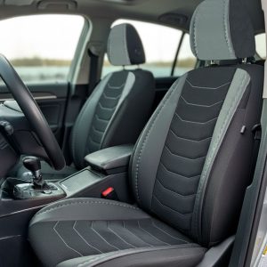 CUBRE ASIENTO SEMI CUERO DETALLES GRIS LH-4548