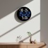 RELOJ DIGITAL ESPEJO REDONDO LH-4651