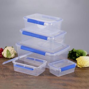 RECIPIENTE RECTANGULAR PLASTICO C/TAPA E02YZ