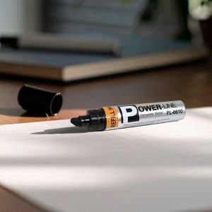 MARCADOR PERMANENTE RECARGABLE NEGRO LH-4455