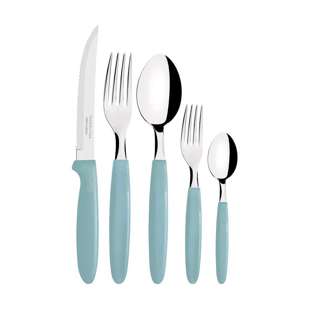 SET CUBIERTOS TRAMONTINA VERDE 23398/288 - Imagen 2