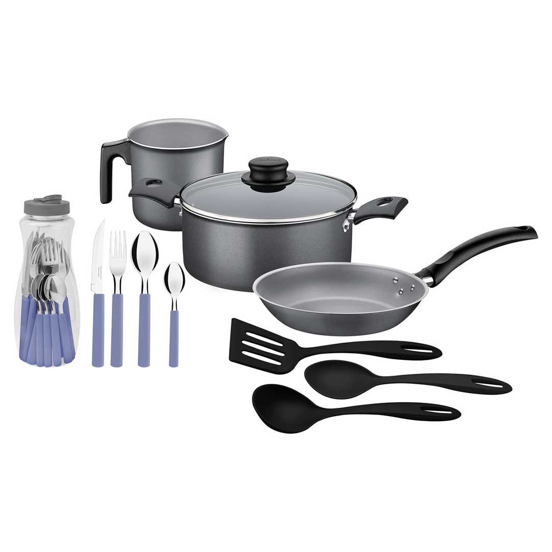 BATERIA TRAMONTINA + SET CUBIERTOS 27899/501 - Imagen 7