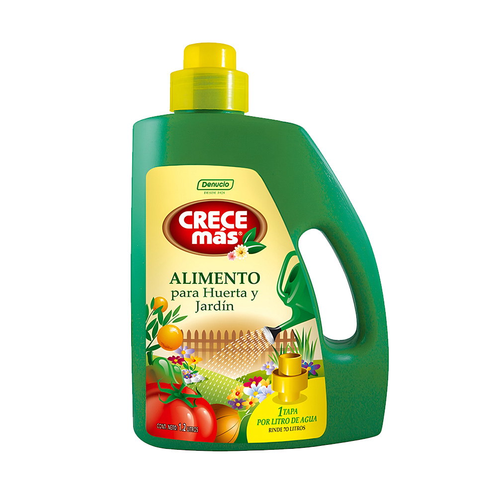 ALIMENTO PARA JARDÍN Y HUERTA 1.2 LTS CRECE M - Imagen 4