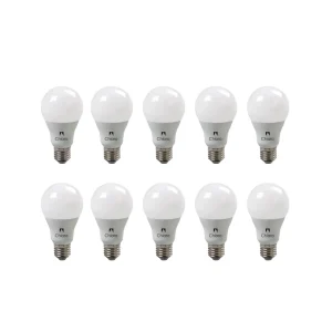 Pack x 10 pcs - Lámpara led estándar 12W E27 - Luz Cálida