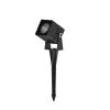 Pincho led 3w Aluminio negro IP66 24 volt o base