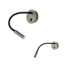 Portátil led de pared con SPOT móvil y brazo flexible - GRIS HUMO