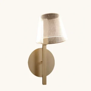 Portátil led de pared - efecto luz flotante - Dorada champagne