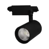 Spot de riel tracklight led 10w Luz Cálida 3000K, 2 vías - Negro