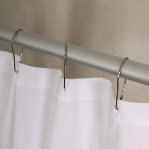 Set x12 Gancho Cortina De Baño Metal