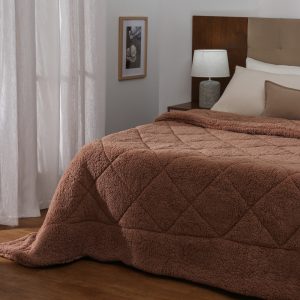 Acolchado Sherpa Liso 230×250