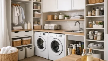 Mueble organizador para lavadero: cómo elegir