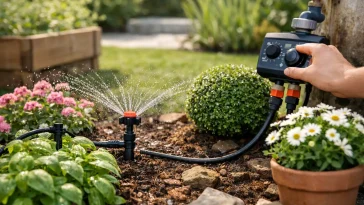Sistema de riego para jardín pequeño: qué elegir