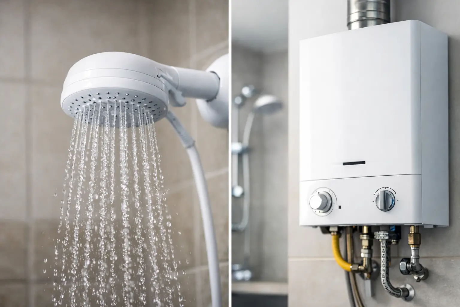 Ducha eléctrica o calefón: qué conviene