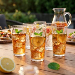 VASO DE VIDRIO 336ML X6 DIAMANTE