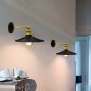 APLIQUE DE PARED VINTAGE DORADO/NEGRO LH-2319