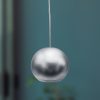 APLIQUE COLGANTE GRIS DE TECHO TIPO BOLA LH-3529